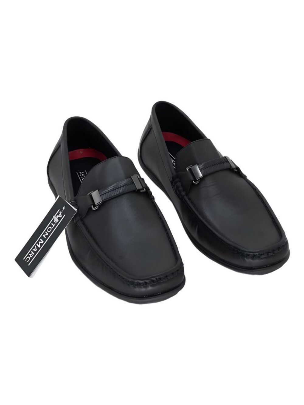 Aston Marc Men's Madrid Comfort Driver Shoe Loafer Black Sz US 12M EU 45
